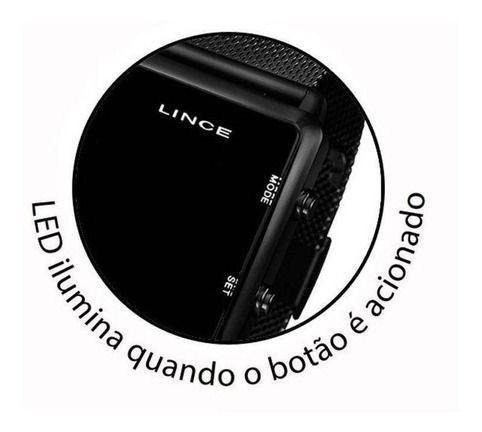 Imagem de Relógio Lince Digital Feminino Led Mdn4596l