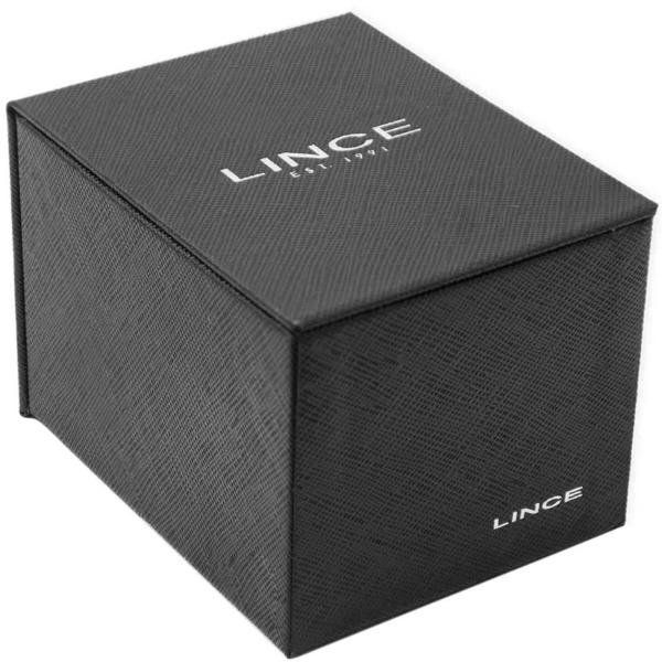 Imagem de Relogio Lince Dourado Feminino Strass Preto Colar Lrg155l36 P2kx