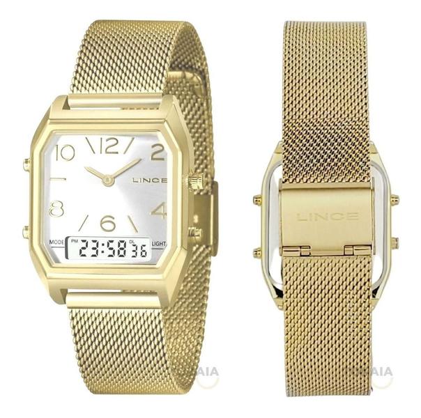 Imagem de Relógio Lince Feminino Anadigi Dourado LAGH118L S2KX