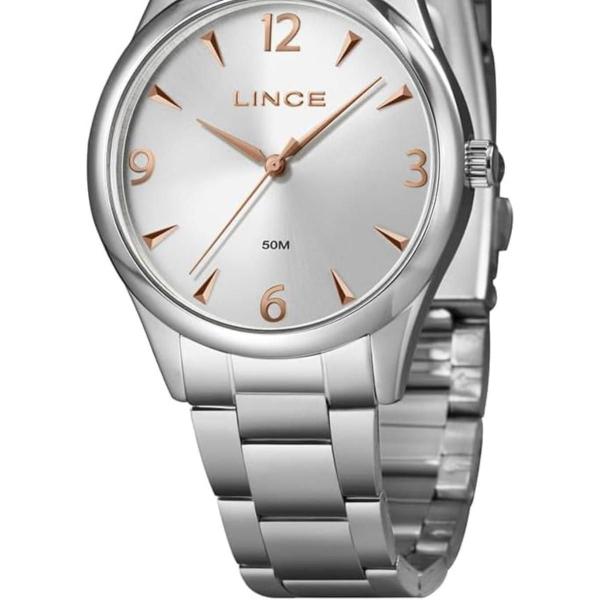 Imagem de Relógio Lince Feminino Casual Prateado Lrmj169l36 S2sx