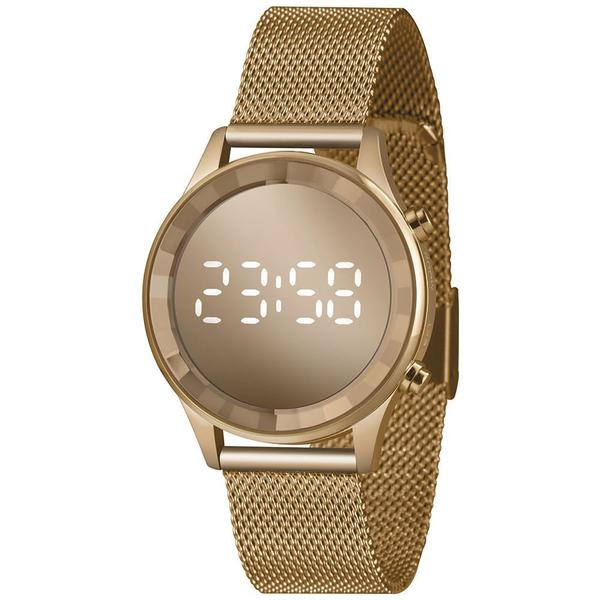 Imagem de Relógio LINCE feminino dourado espelhado LDR4648L RXRX