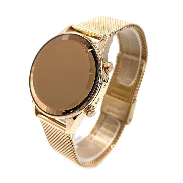 Imagem de Relógio LINCE feminino dourado espelhado LDR4648L RXRX