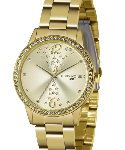 Imagem de Relógio lince feminino dourado lrgj133l c2kx