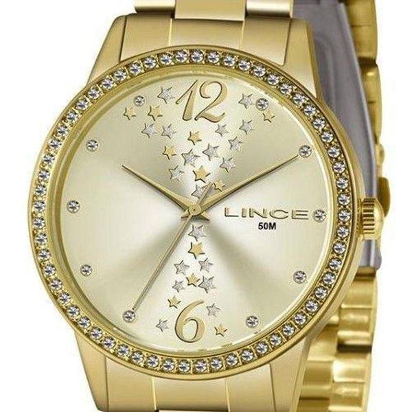 Imagem de Relógio lince feminino dourado lrgj133l c2kx