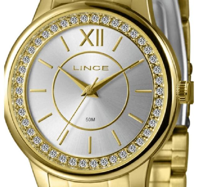 Imagem de Relogio Lince Feminino Dourado