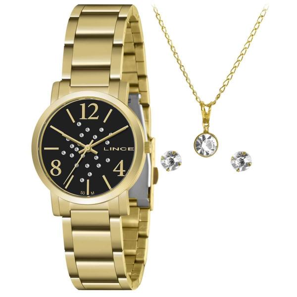 Relógio Lince Feminino Lrg4718L Kp49P2Kx Dourado + Semijóia Imagem de Relógio Lince Feminino Lrg4718L Kp49P2Kx Dourado + Semijóia