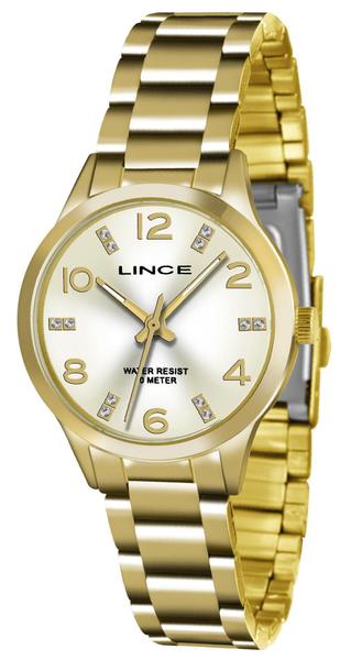 Imagem de Relógio Lince Feminino Lrgh025L C2Kx Dourado Pequeno