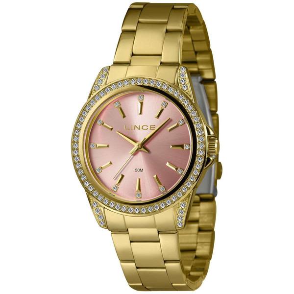 Imagem de Relógio Lince Feminino Ref: Lrgj160l40 R1kx Fashion Dourado