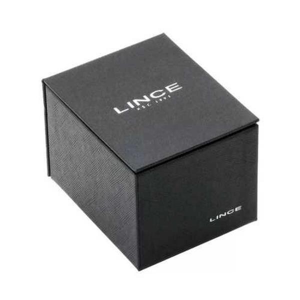 Imagem de Relogio Lince Feminino retangular dourado preto com numeros pulseira social sofistic LQC4823L25 P2PX