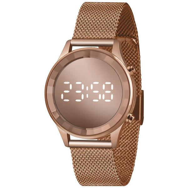 Imagem de Relógio LINCE feminino rose digital espelhado LDR4648L RXRX