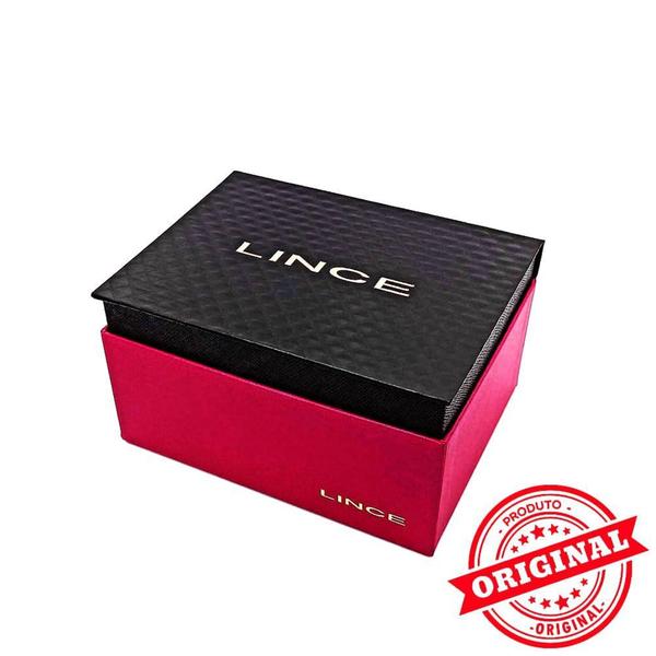 Imagem de Relógio LINCE KIT feminino azul couro LRCH180L25 K00QD2MX