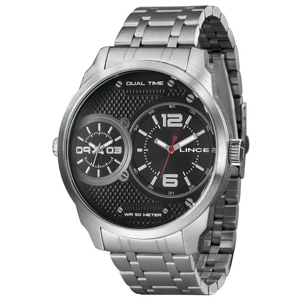 Imagem de Relógio Lince Masculino MRMH162L P2PX Pulseira Prata