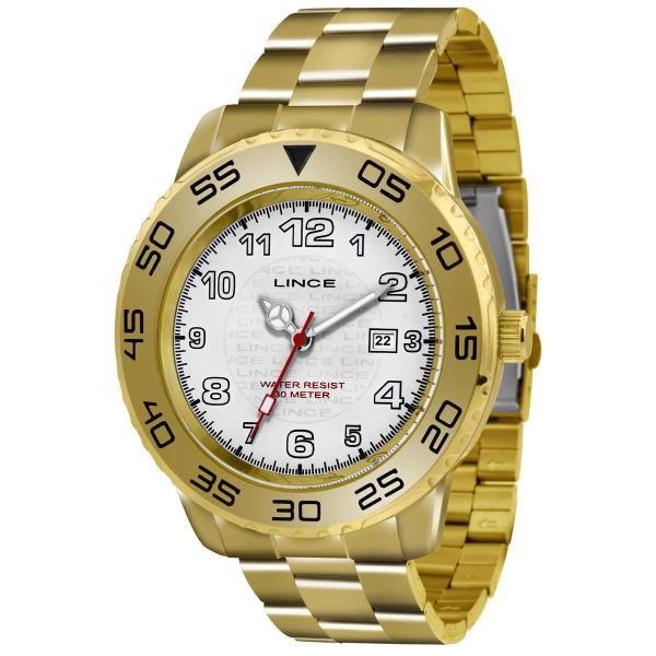 Imagem de Relógio Lince Masculino Ref: Mrg4335l B2kx Casual Dourado