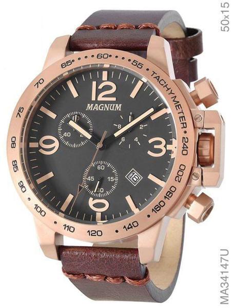 Imagem de Relógio MAGNUM masculino cronógrafo rose MA34147U