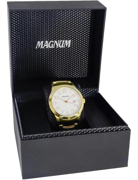 Imagem de Relógio Magnum Masculino Ma32890H Dourado Aço Original