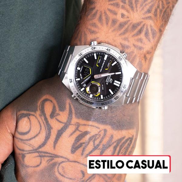 Imagem de Relógio Masculino Anadigi Casio Edifice A Prova D'Água EFV-C110D-1A3VDF