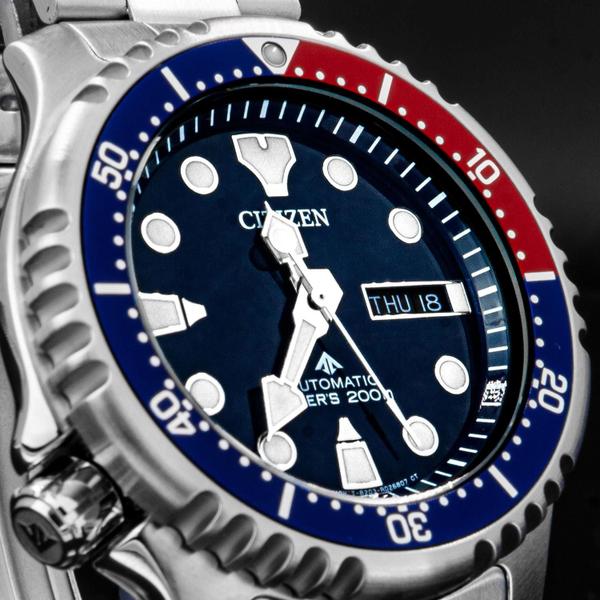 Imagem de Relógio Masculino Automático Citizen Prata Promaster Marine Original Prova D'água Garantia 2 anos TZ31696F