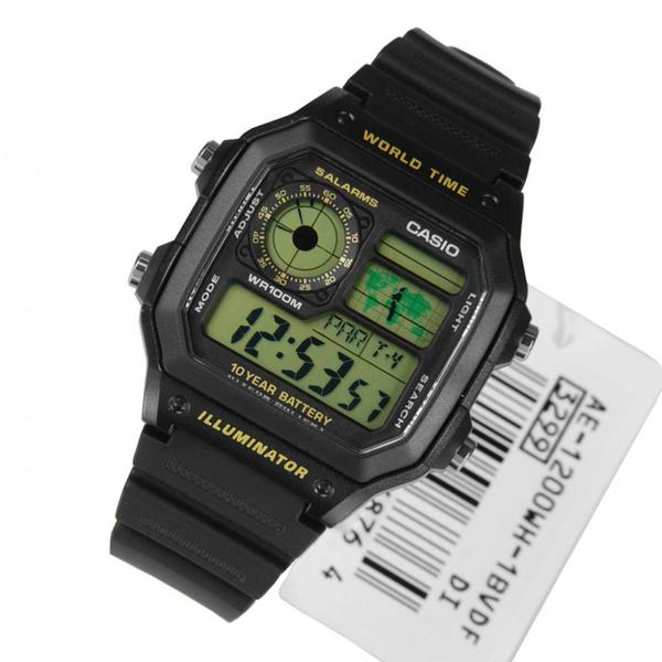 Imagem de Relógio Masculino Casio Digital Ae1200Wh-1Bvdf