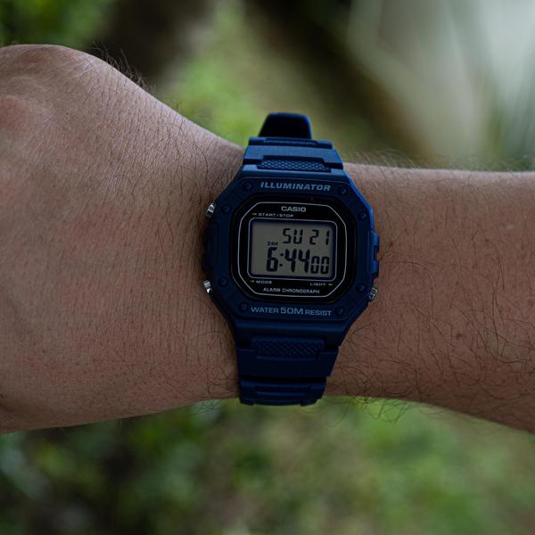 Imagem de Relógio Masculino Casio Digital Azul Illuminator Sport Original Prova D'água Garantia 1 ano 