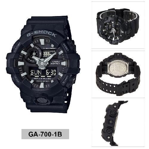 Imagem de Relógio Masculino Casio G-Shock Anadigi GA-700-1BDR