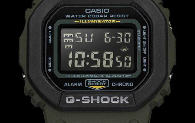 Imagem de Relógio Masculino Casio G-Shock Digital Verde Dw-5610Su-3Dr