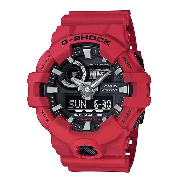 Imagem de Relógio Masculino Casio G-Shock GA-700-4ADR Vermelho 200m WR