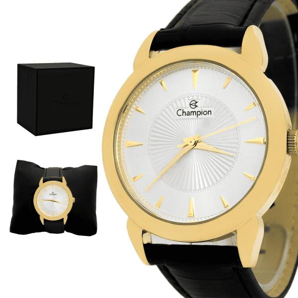 Relogio Masculino Champion Analogico Aço Inoxidavel Dourado Mostrador Perola Pulseira Cour... Relogio Masculino Champion Analogico Aço Inoxidavel Dourado Mostrador Perola Pulseira Cour...
