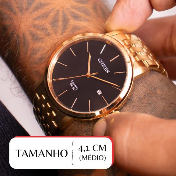 Relógio Masculino Citizen Analógico Dourado Quartz TZ20699U