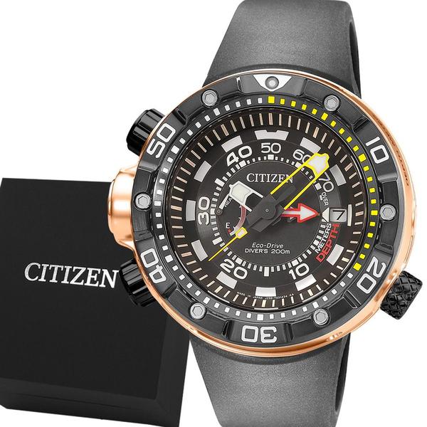 Imagem de Relógio Masculino Citizen Aqualand Promaster Eco-drive Rosê