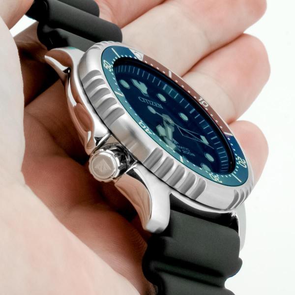 Imagem de Relógio Masculino Citizen Promaster Marine Prata Borracha Social Original Prova D'água Garantia 2 anos TZ31696A