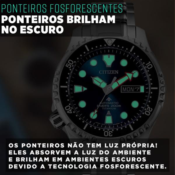 Imagem de Relógio Masculino Citizen Promaster Titanium Prata Original