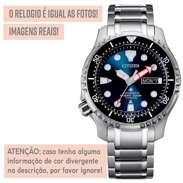 Imagem de Relógio Masculino Citizen Promaster Titanium Prata Original