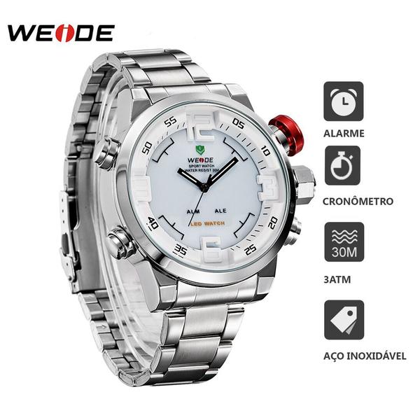 Imagem de Relógio Masculino Digital Analógico Weide WH-2309 Original