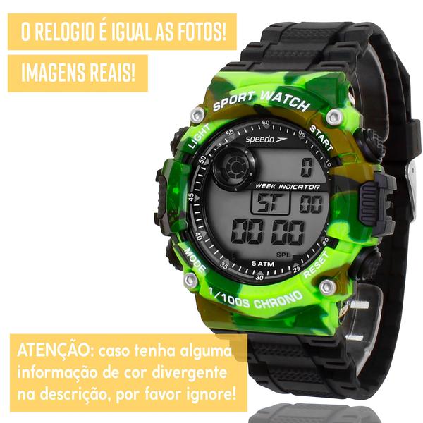 Imagem de Relógio Masculino Digital Speedo Esportivo 1 Ano de Garantia