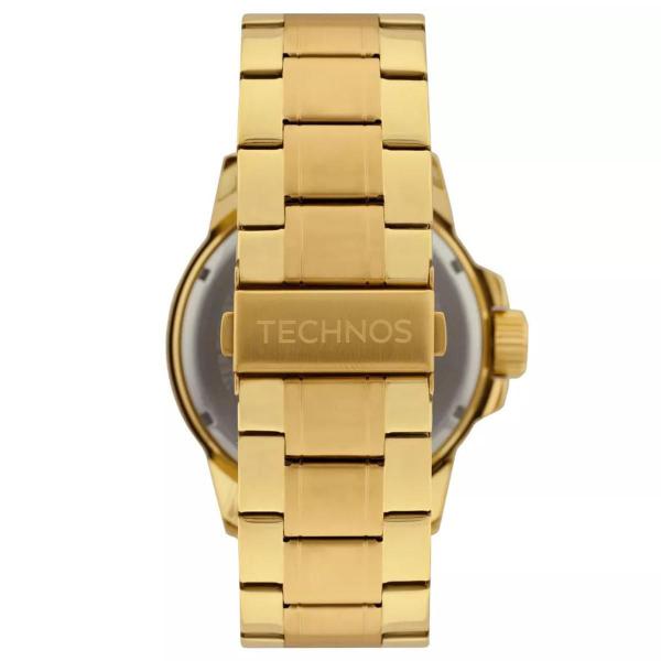 Imagem de Relógio Masculino dourado technos original 2115mgs/4k 