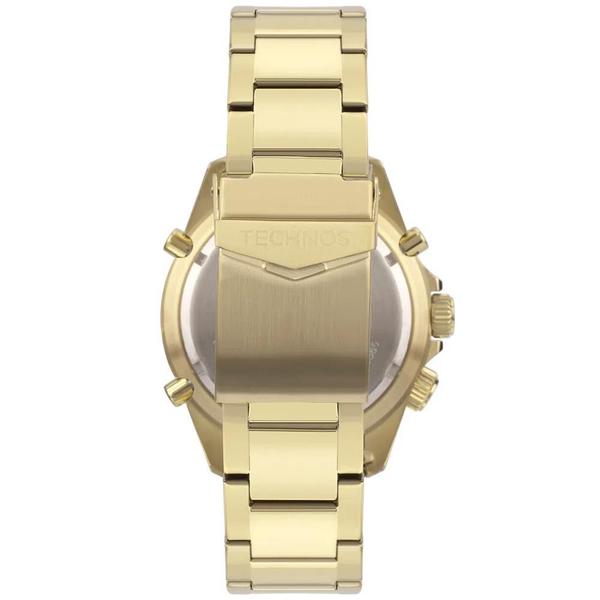 Relogio masculino dourado technos skydiver original wt20565/4p Imagem de Relogio masculino dourado technos skydiver original wt20565/4p