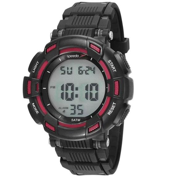 Imagem de Relógio masculino esportivo digital Speedo preto 81183GOEVN 