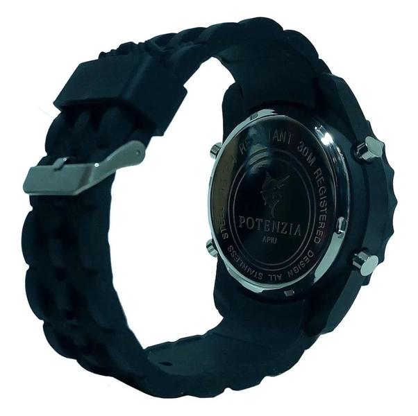 Imagem de Relógio Masculino Esportivo Militar Digital Luz Led Silicone Ajustável Potenzia Alarme Cronômetro Resistente àgua