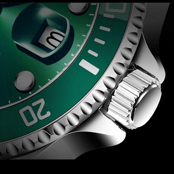 Imagem de Relógio Masculino Impermeável Esportivo Quartzo 3ATM em Aço Inoxidavel 