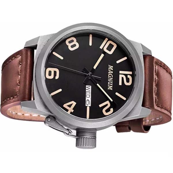 Relógio Masculino Magnum Analógico MA33406C - Cinza Imagem de Relógio Masculino Magnum Analógico MA33406C - Cinza