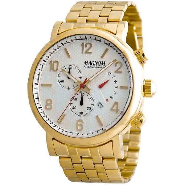 Imagem de Relógio Masculino Magnum Cronógrafo Ma35226H - Dourado