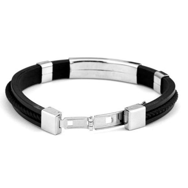 Imagem de Relógio Masculino Metal E Aço Inox Ultra Fino + Bracelete