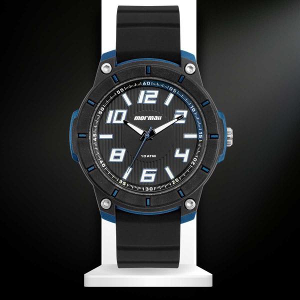 Relógio Masculino Mormaii Analógico MO2035LH/8A - Azul Imagem de Relógio Masculino Mormaii Analógico MO2035LH/8A - Azul