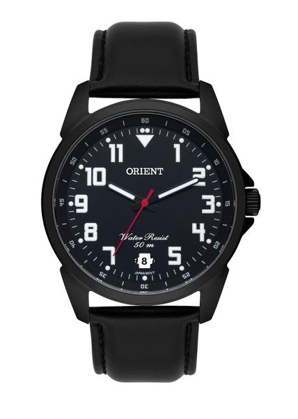 Imagem de Relógio Masculino Orient Mpsc1009 P2Px Preto Couro Analógico