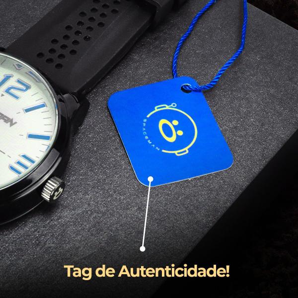 Imagem de Relógio Masculino personalizado silicone nota fiscal luxo