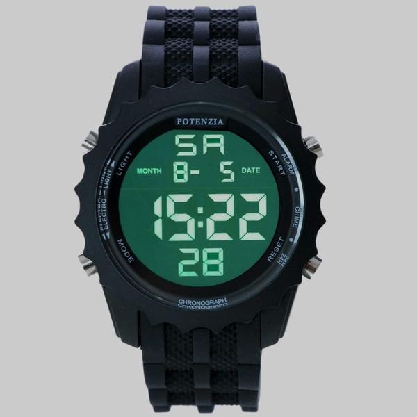 Imagem de Relógio Masculino Potenzia Digital Esportivo Pulseira Silicone Ajustável Alarme Calendario Resistente a Água