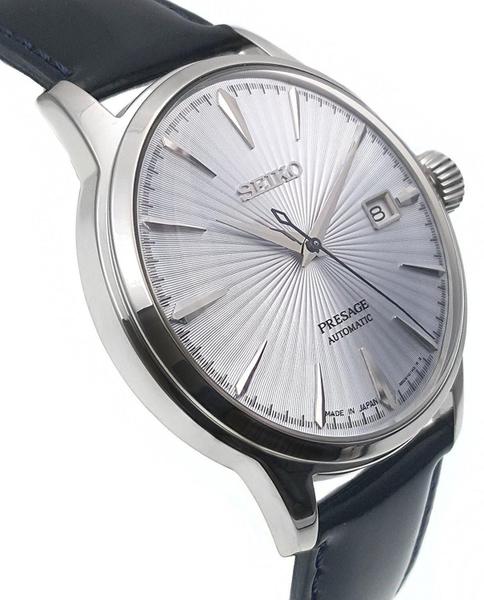 Imagem de Relógio Masculino Prata Couro Seiko Presage Srpb43J1 A1Px