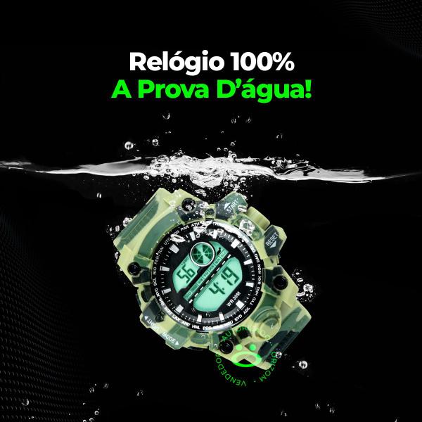 Imagem de Relógio Masculino prova dagua digital silicone envio 24h