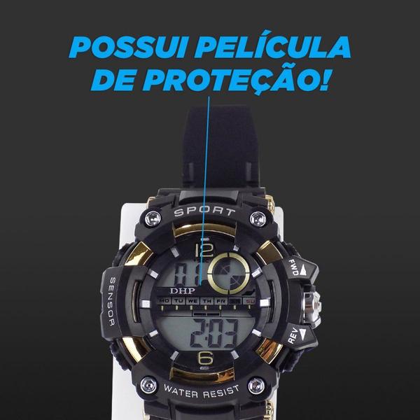 Imagem de Relógio Masculino prova dagua pulseira silicone envio 24h