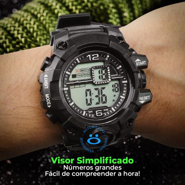 Imagem de Relógio Masculino pulseira silicone digital revenda envio